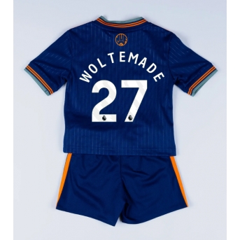 Billige Fotballdrakt Newcastle United Nick Woltemade #27 Replika Tredjedraktsett Barn 2025-26 Kortermet (med bukser)